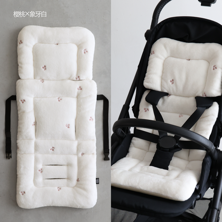法蘭絨 嬰兒車座墊