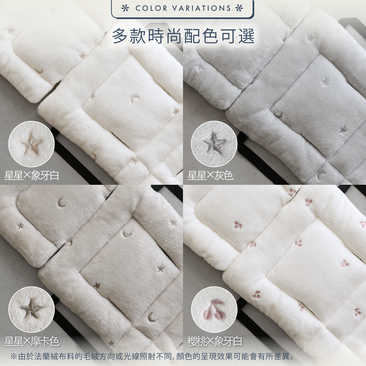 法蘭絨 嬰兒車座墊