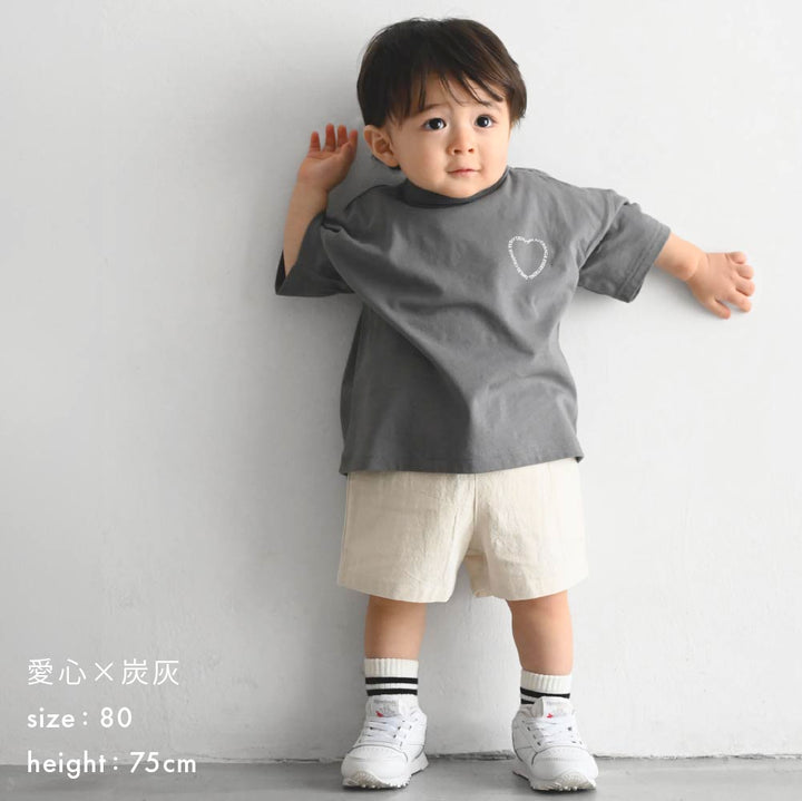 【春夏上衣】親子系列日系寬鬆短袖上衣