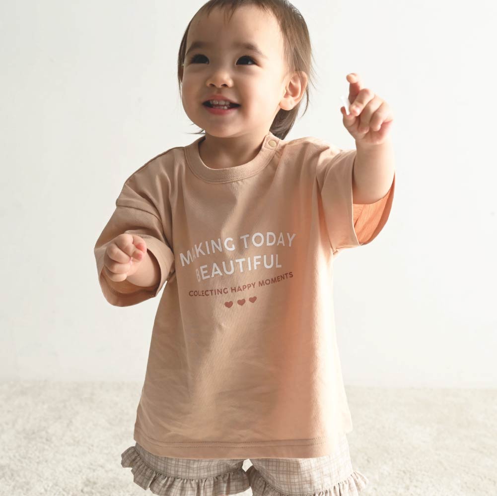 【春夏上衣】親子系列日系寬鬆短袖上衣