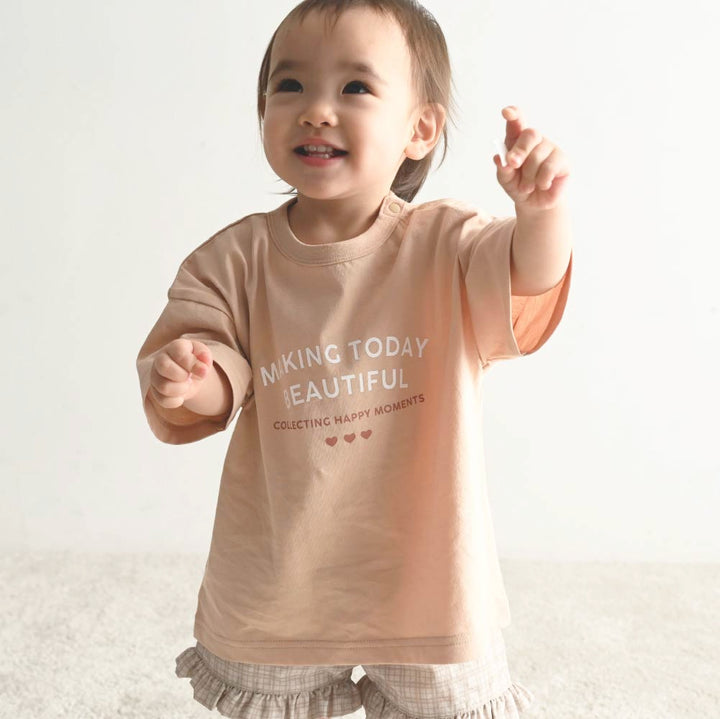 【春夏上衣】親子系列日系寬鬆短袖上衣