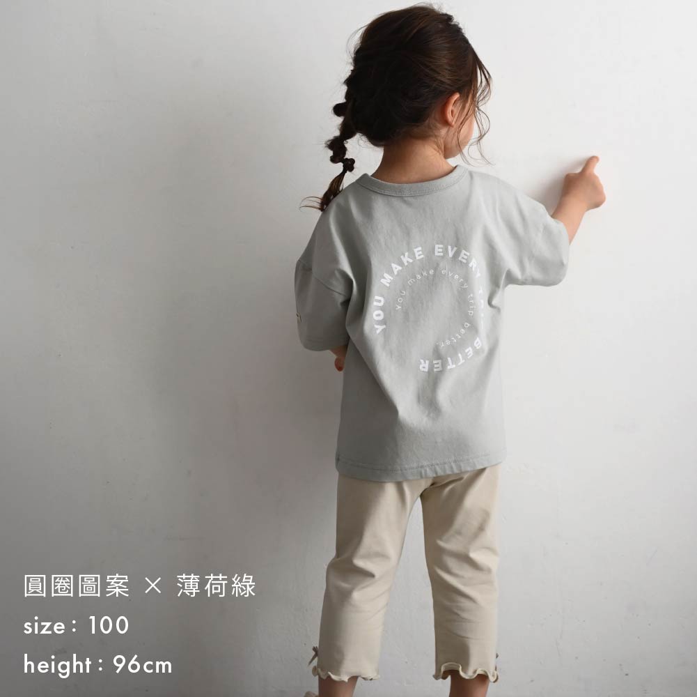 【春夏上衣】親子系列日系寬鬆短袖上衣