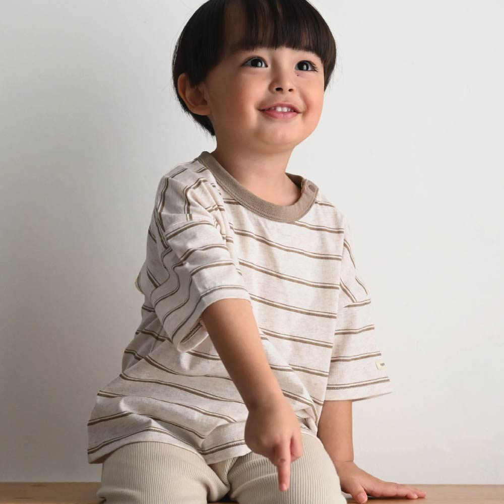 【春夏上衣】親子系列日系寬鬆短袖上衣