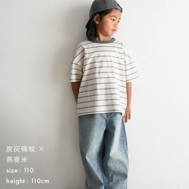 【春夏上衣】親子系列日系寬鬆短袖上衣