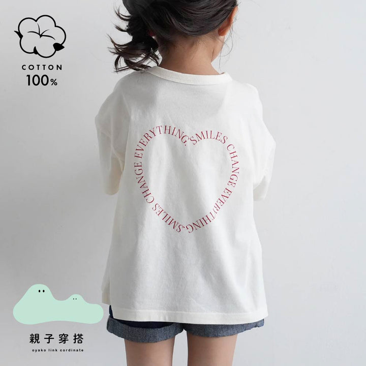 【春夏上衣】親子系列日系寬鬆短袖上衣