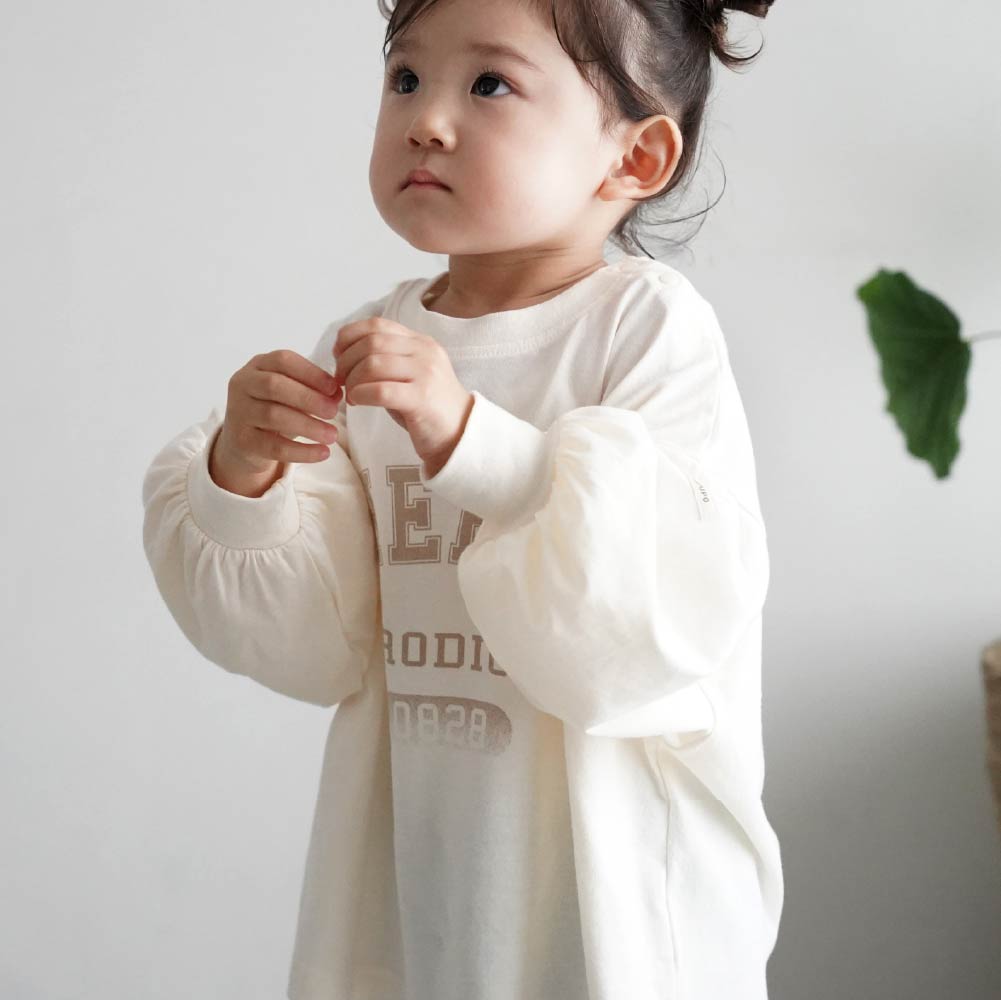 【春夏上衣】學院字母 長袖上衣