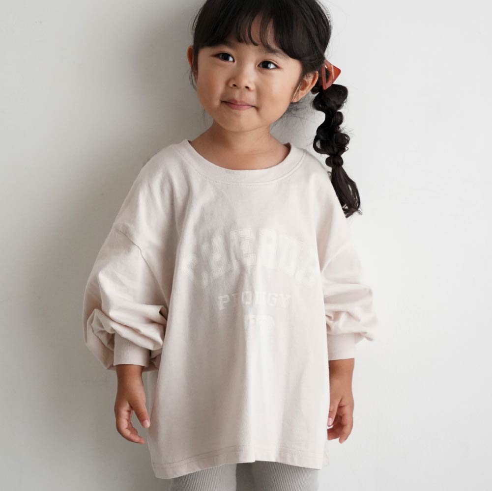 【春夏上衣】學院字母 長袖上衣