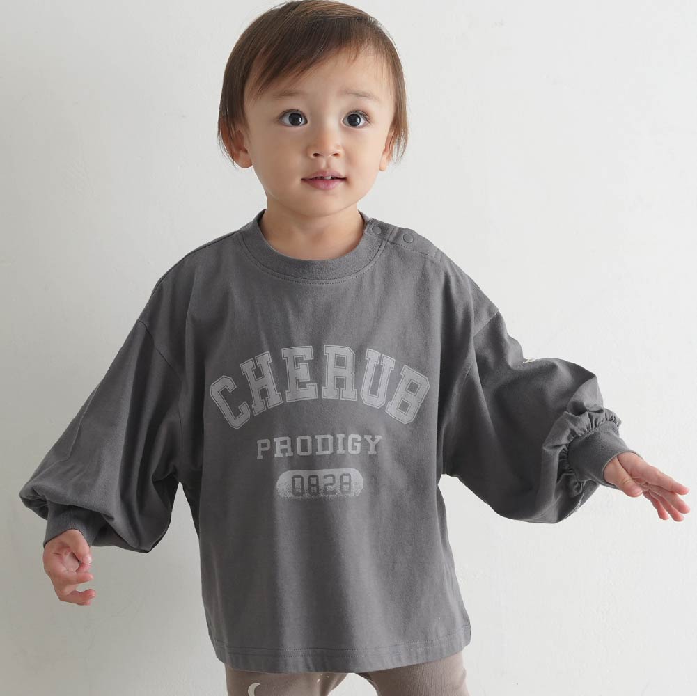 【春夏上衣】學院字母 長袖上衣