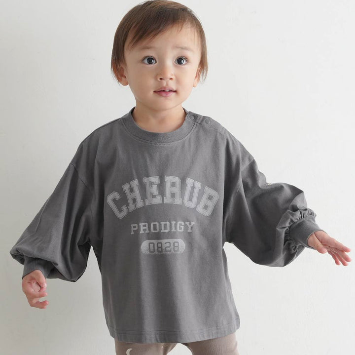 【春夏上衣】學院字母 長袖上衣