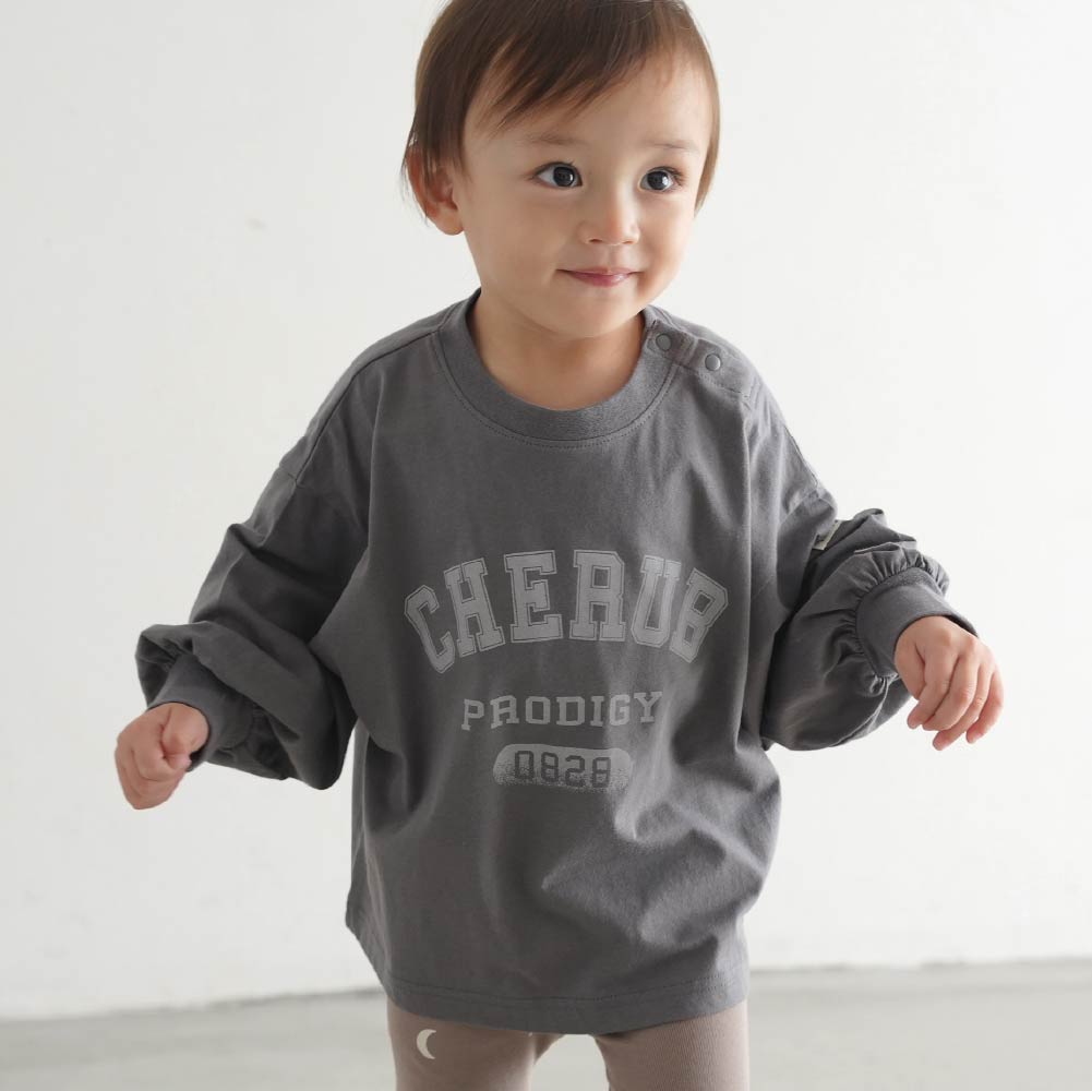 【春夏上衣】學院字母 長袖上衣