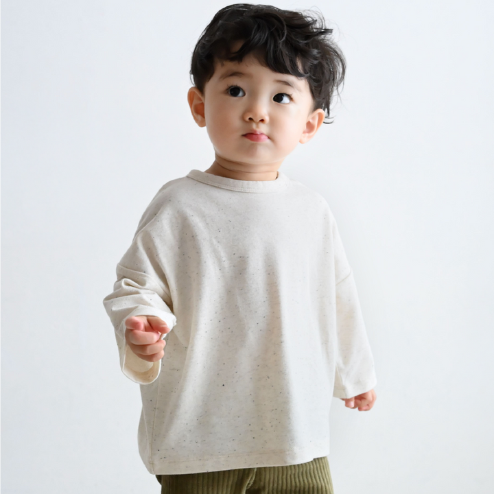 【秋冬上衣】彩色麻花點點 寬鬆長袖T恤