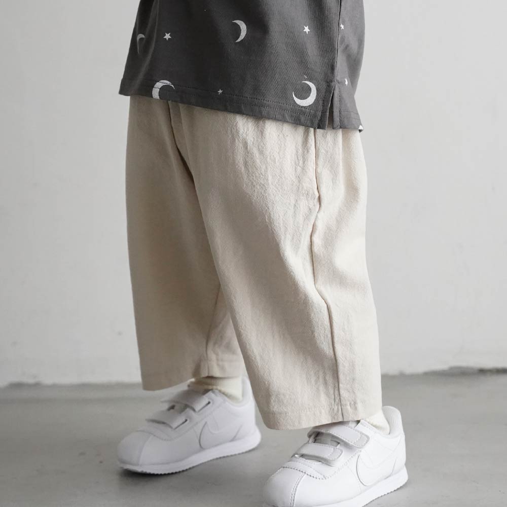 【春夏系列】休閒九分寬褲