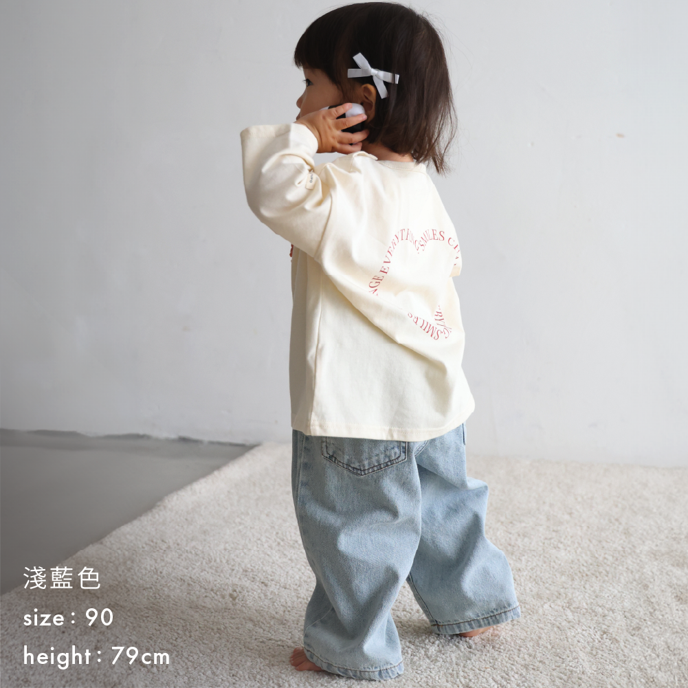 【秋冬褲子】復古刷色牛仔褲