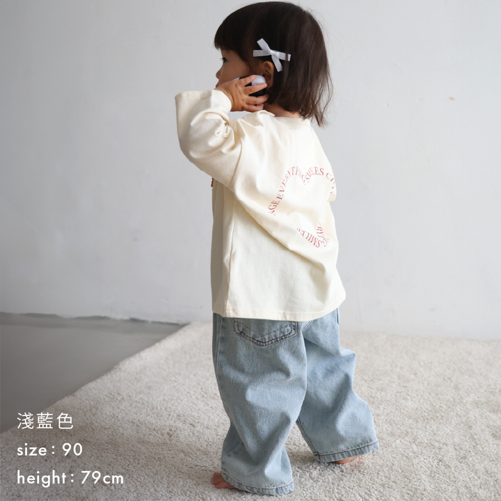 【秋冬褲子】復古刷色牛仔褲