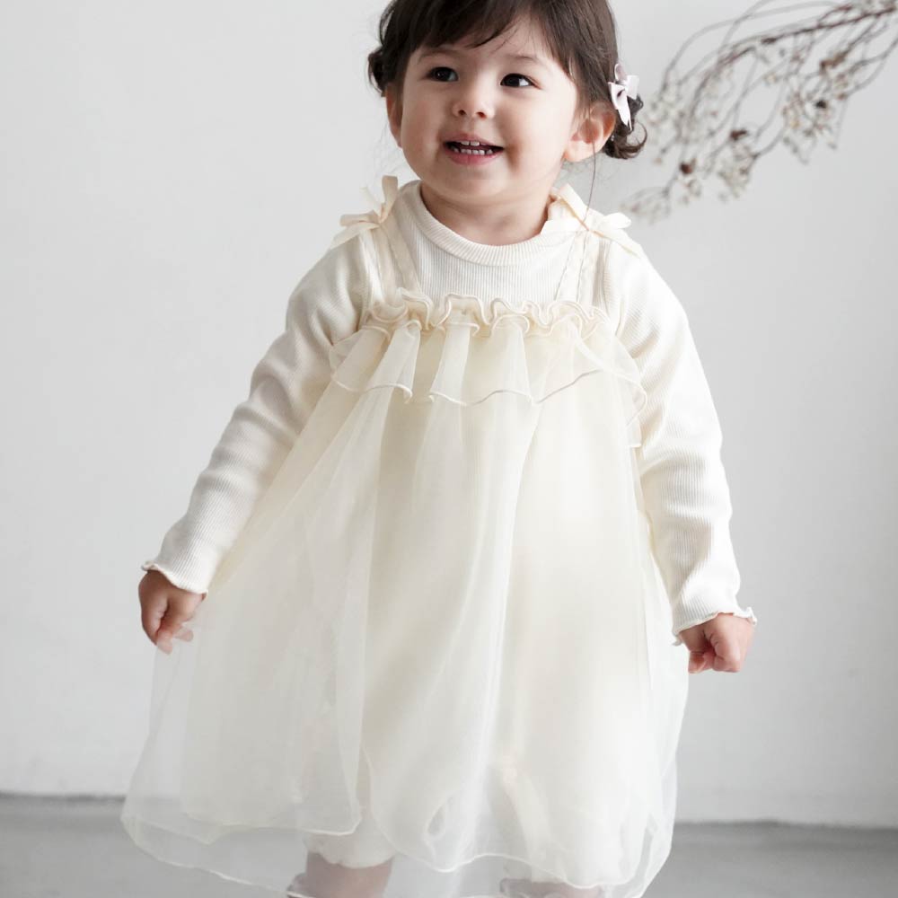 【春夏系列】寶寶蓬蓬紗裙 連身包屁衣