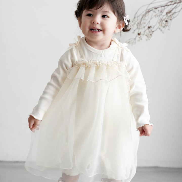【春夏系列】寶寶蓬蓬紗裙 連身包屁衣