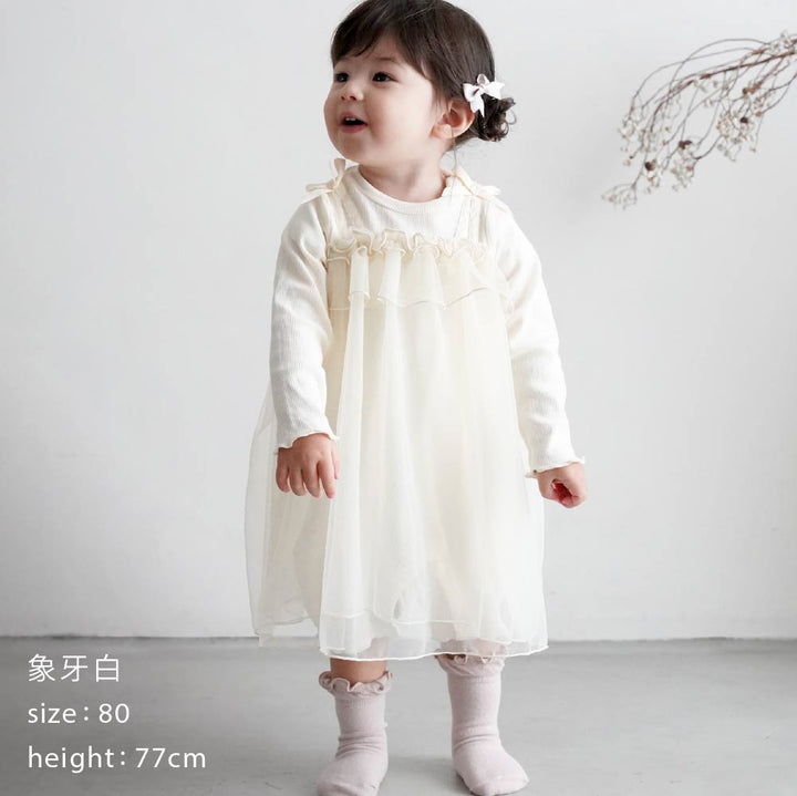 【春夏系列】寶寶蓬蓬紗裙 連身包屁衣
