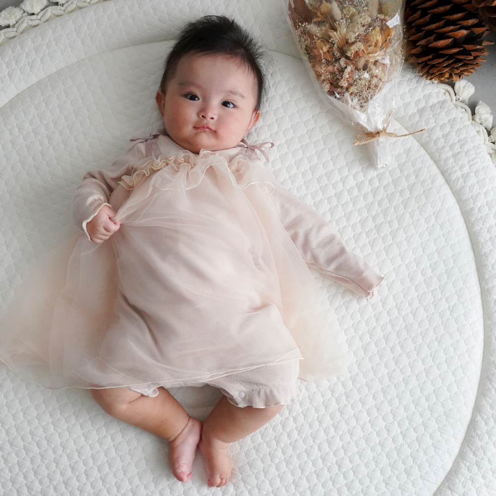 【春夏系列】寶寶蓬蓬紗裙 連身包屁衣