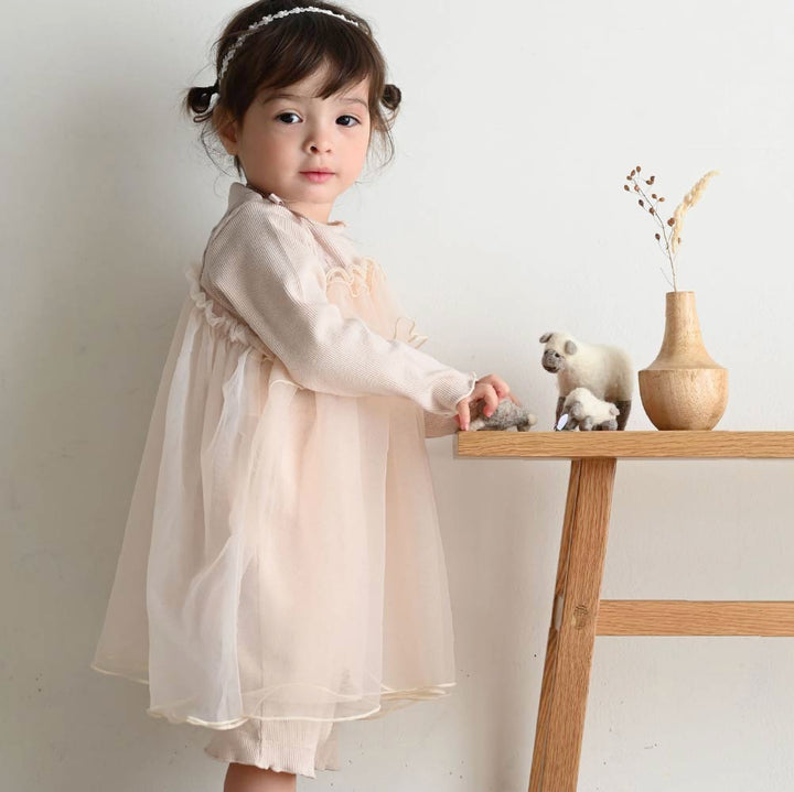 【春夏系列】寶寶蓬蓬紗裙 連身包屁衣