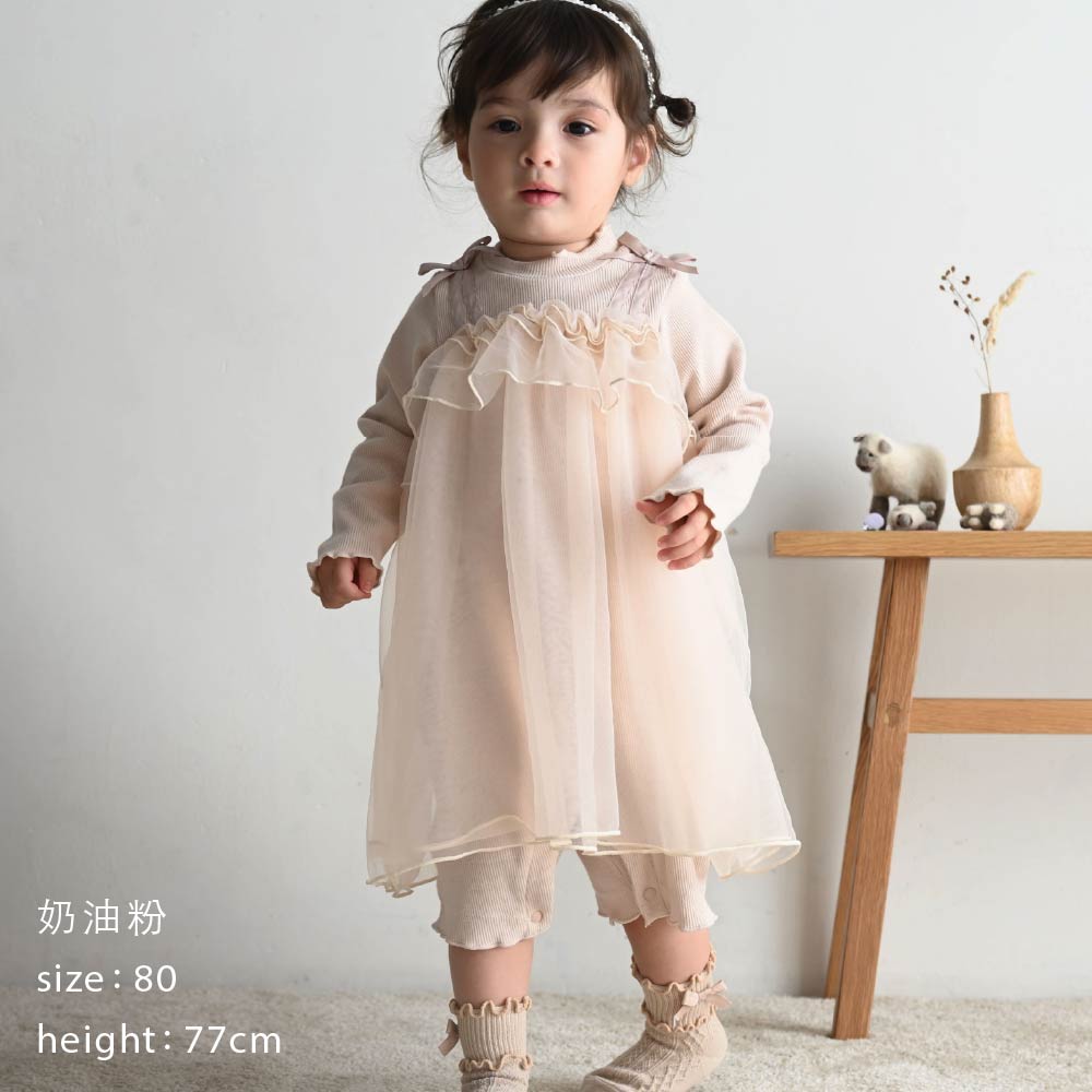 【春夏系列】寶寶蓬蓬紗裙 連身包屁衣