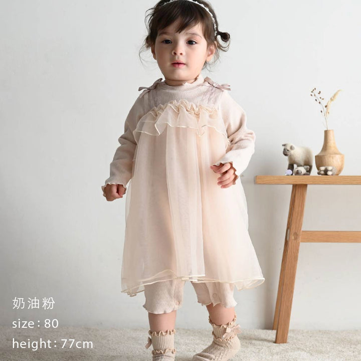 【春夏系列】寶寶蓬蓬紗裙 連身包屁衣