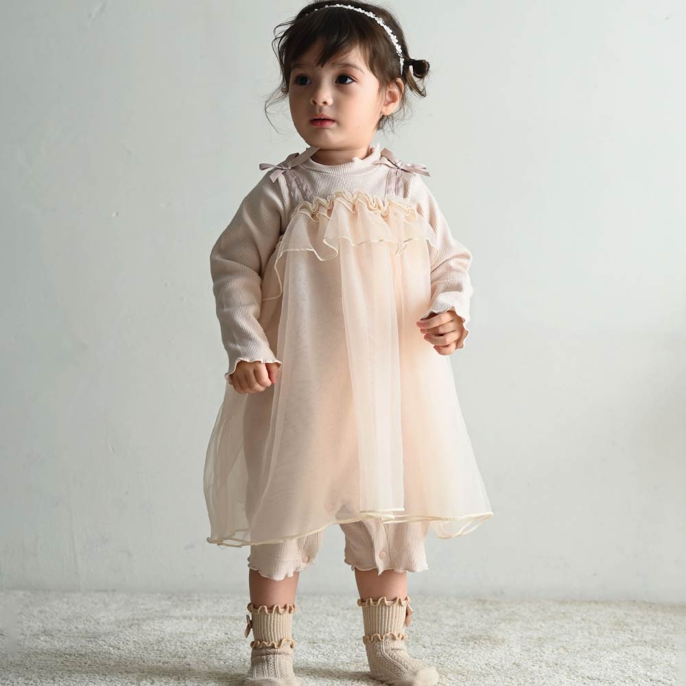 【春夏系列】寶寶蓬蓬紗裙 連身包屁衣