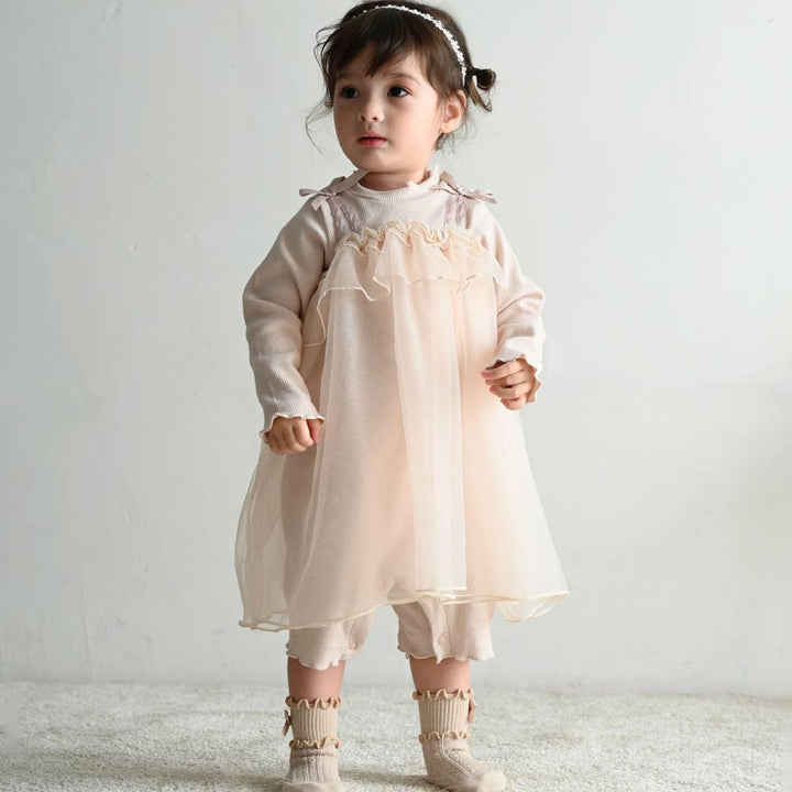 【春夏系列】寶寶蓬蓬紗裙 連身包屁衣