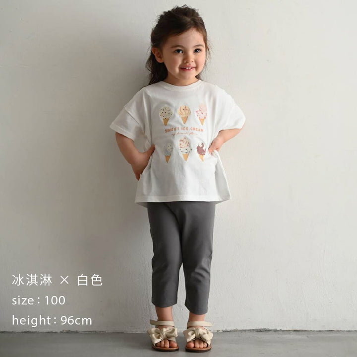 【春夏上衣】涼感印花短袖上衣