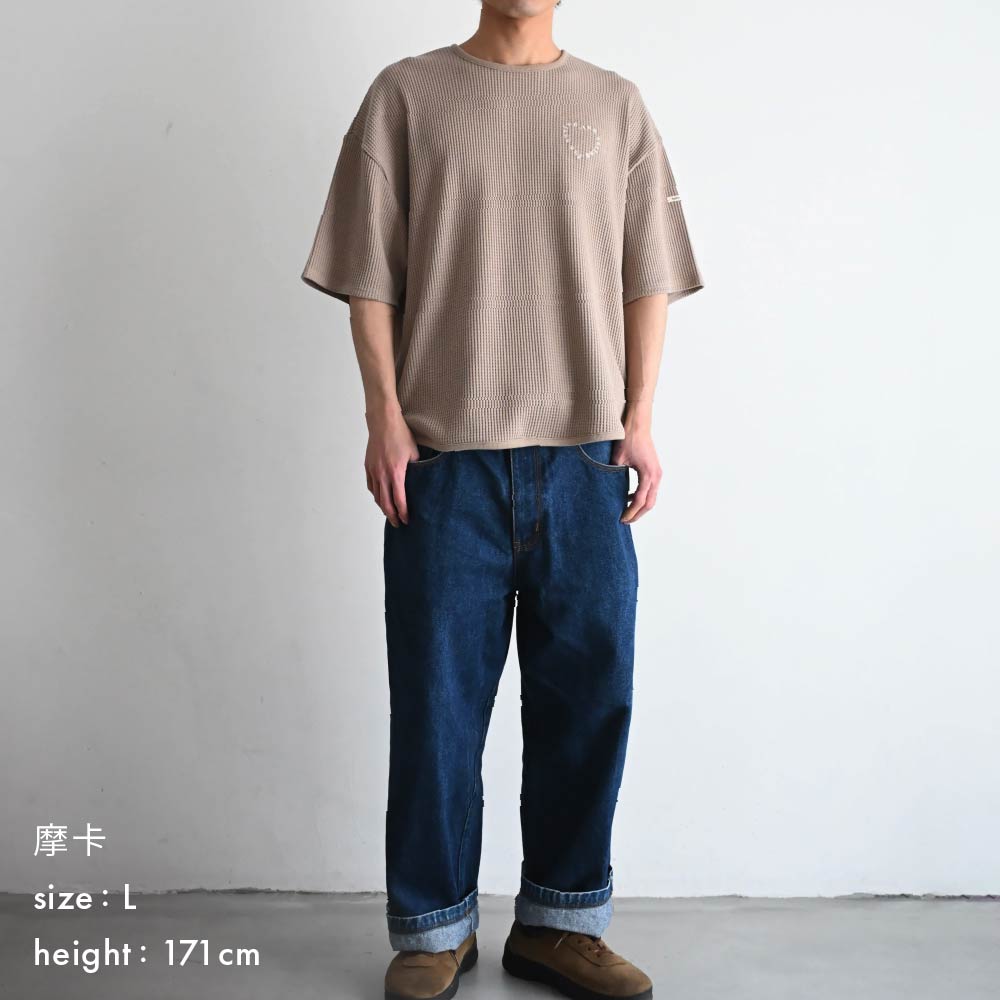 【春夏上衣】親子｜鬆軟華夫格短袖上衣