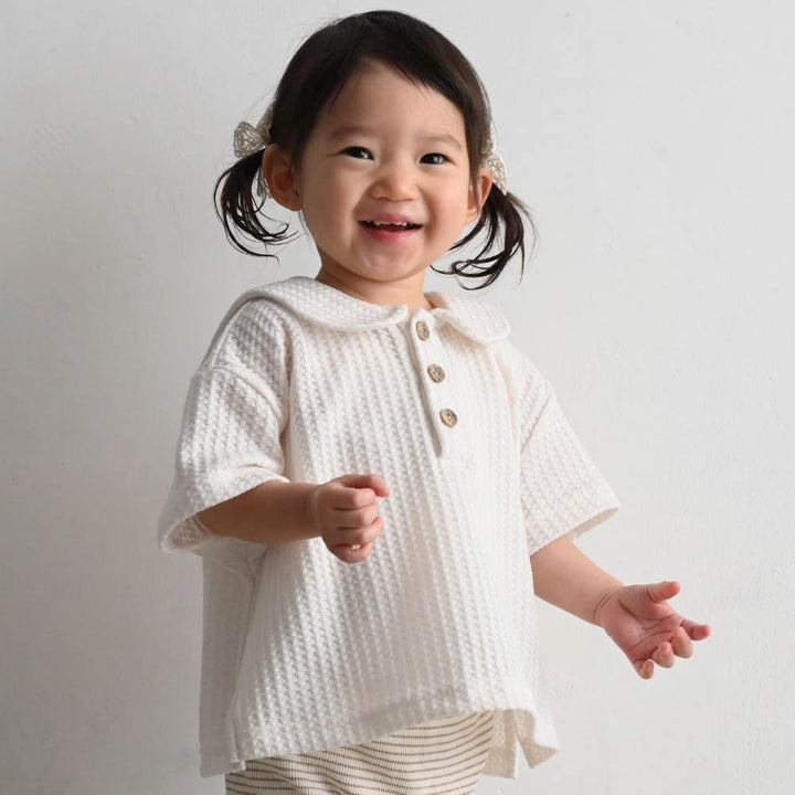 【春夏上衣】氣質水手領 針織上衣