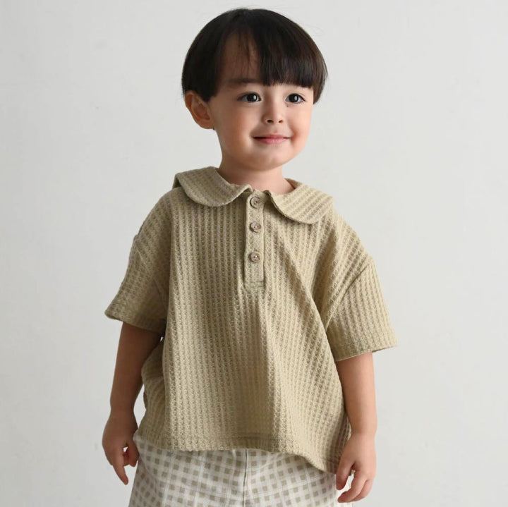 【春夏上衣】氣質水手領 針織上衣