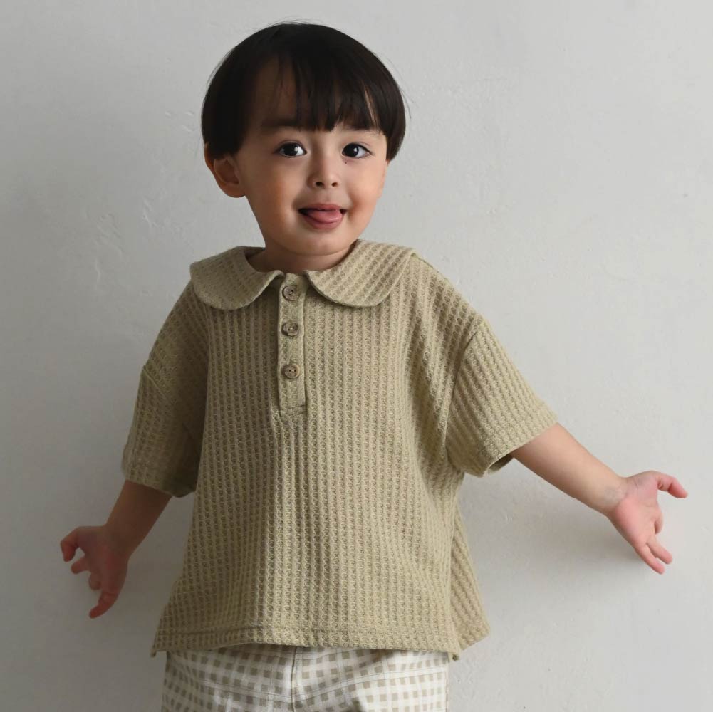 【春夏上衣】氣質水手領 針織上衣