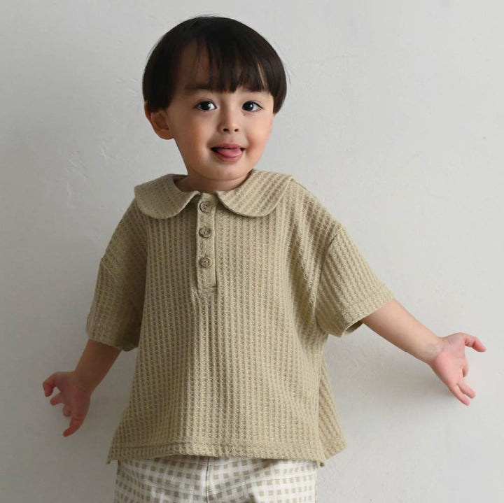 【春夏上衣】氣質水手領 針織上衣