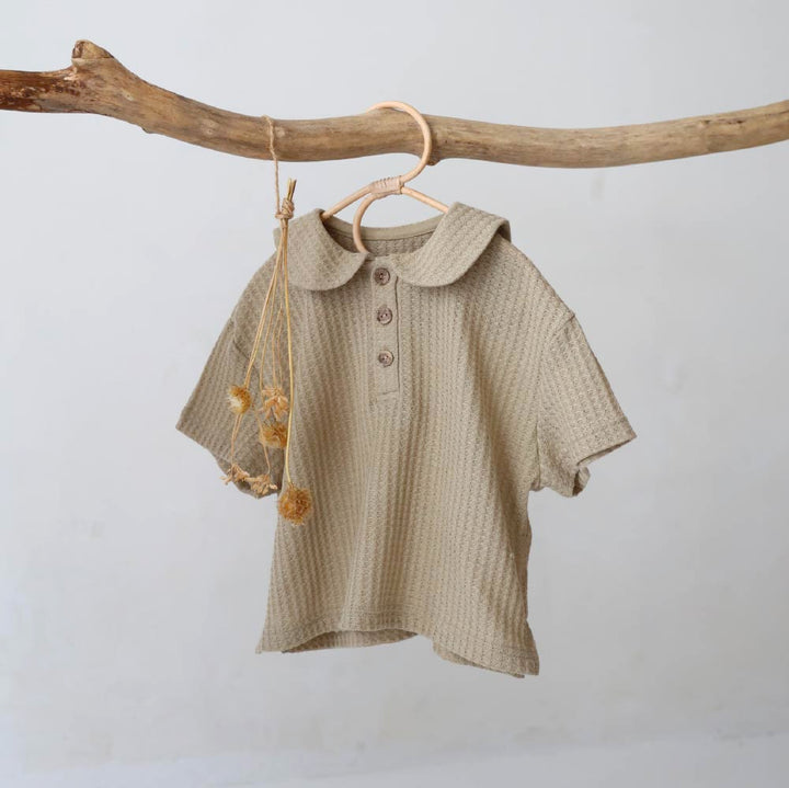 【春夏上衣】氣質水手領 針織上衣