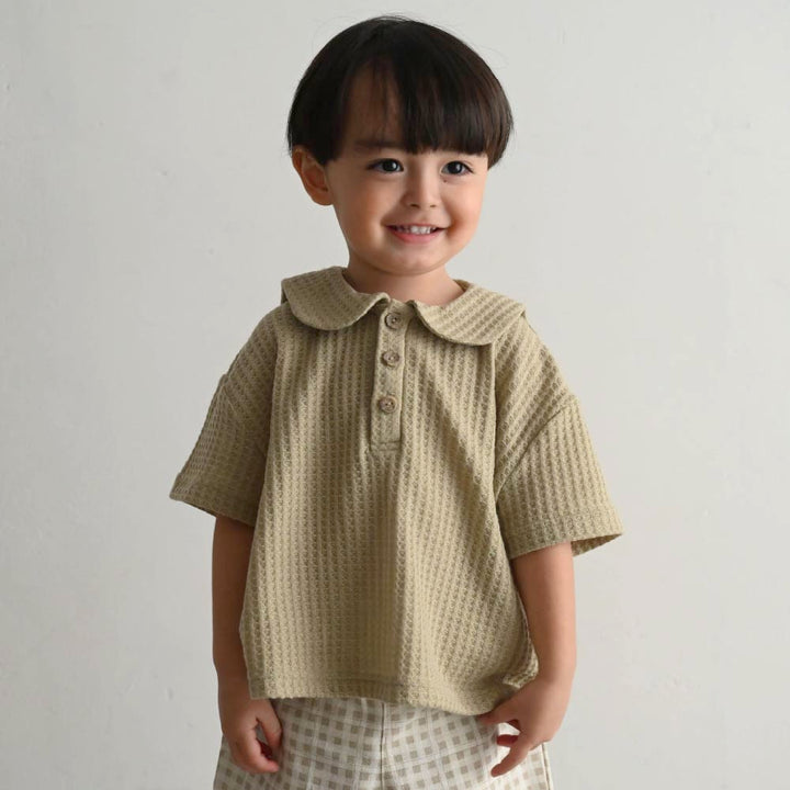 【春夏上衣】氣質水手領 針織上衣