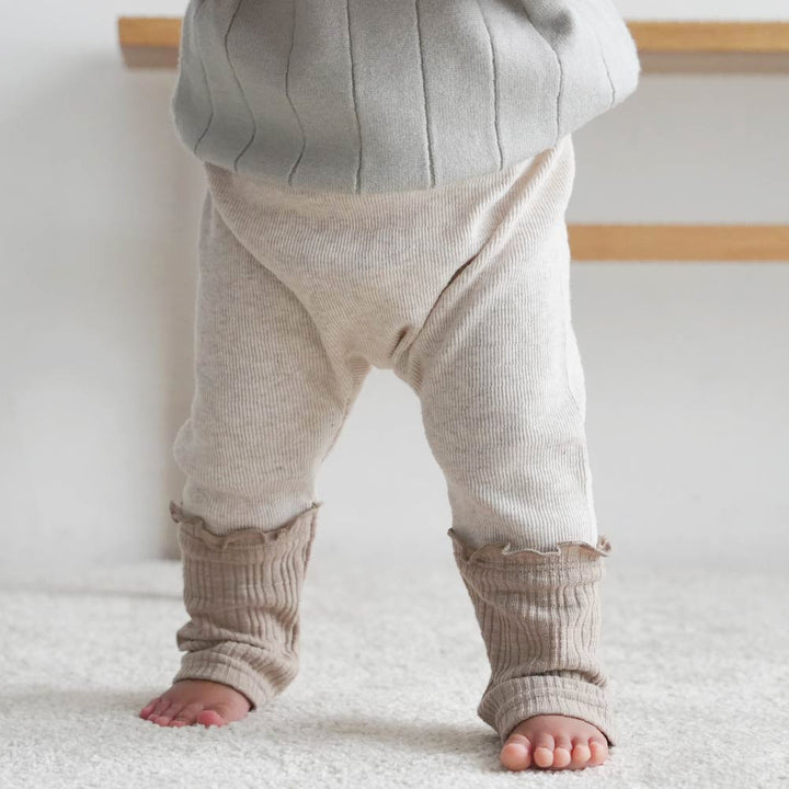 【春夏系列】拼接羅紋 內搭褲