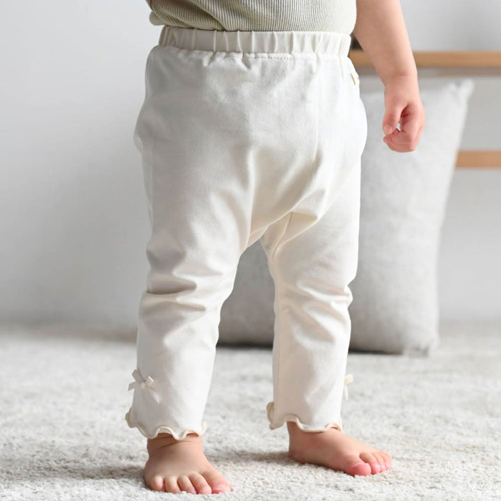 【春夏系列】褲腳花邊彈力 內搭褲