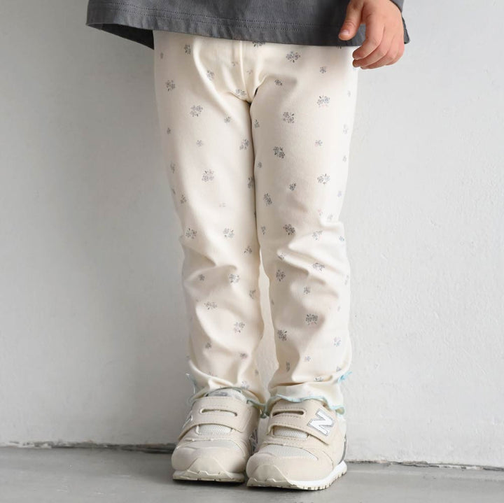 【春夏系列】褲腳花邊彈力 內搭褲