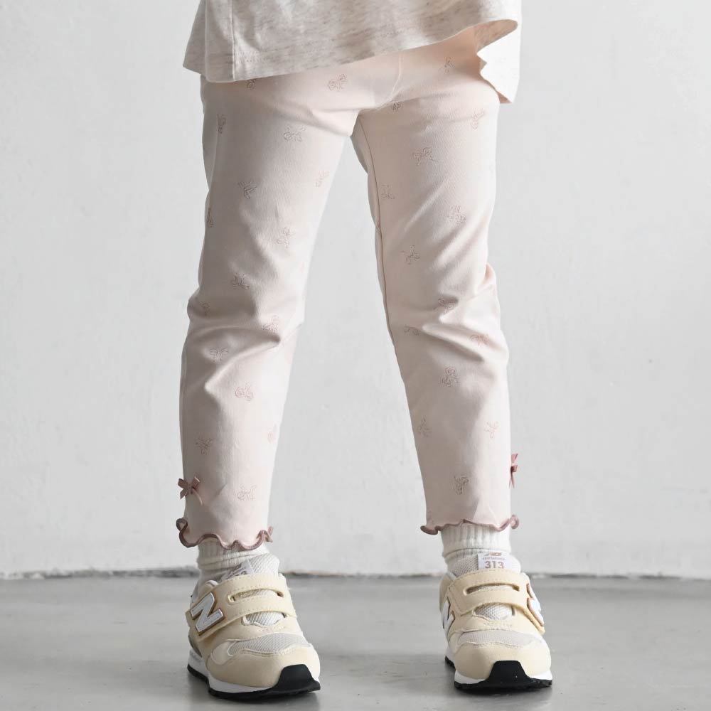 【春夏系列】褲腳花邊彈力 內搭褲