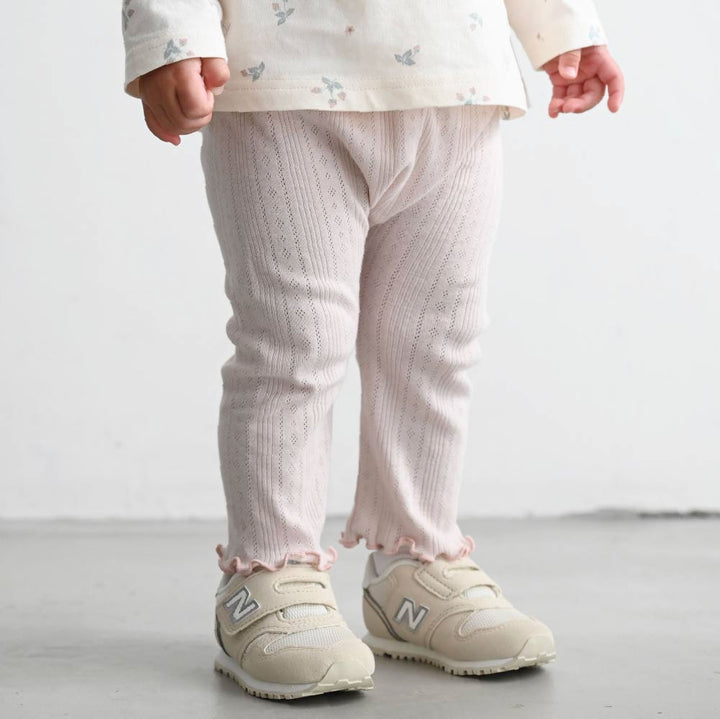 【春夏系列】透氣鏤空 織紋長褲