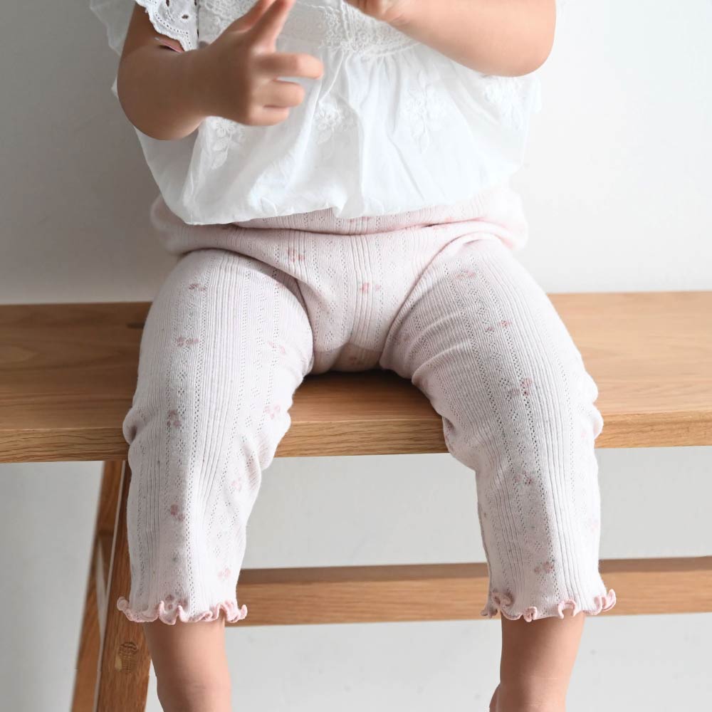 【春夏系列】透氣鏤空 織紋長褲