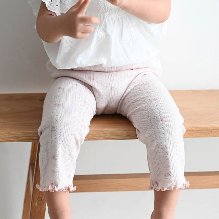 【春夏系列】透氣鏤空 織紋長褲