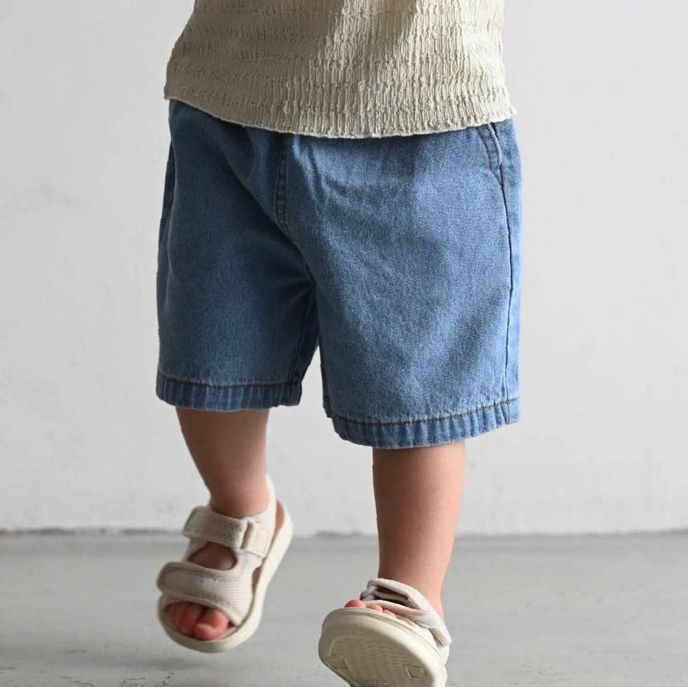 【春夏褲子】丹寧五分短褲