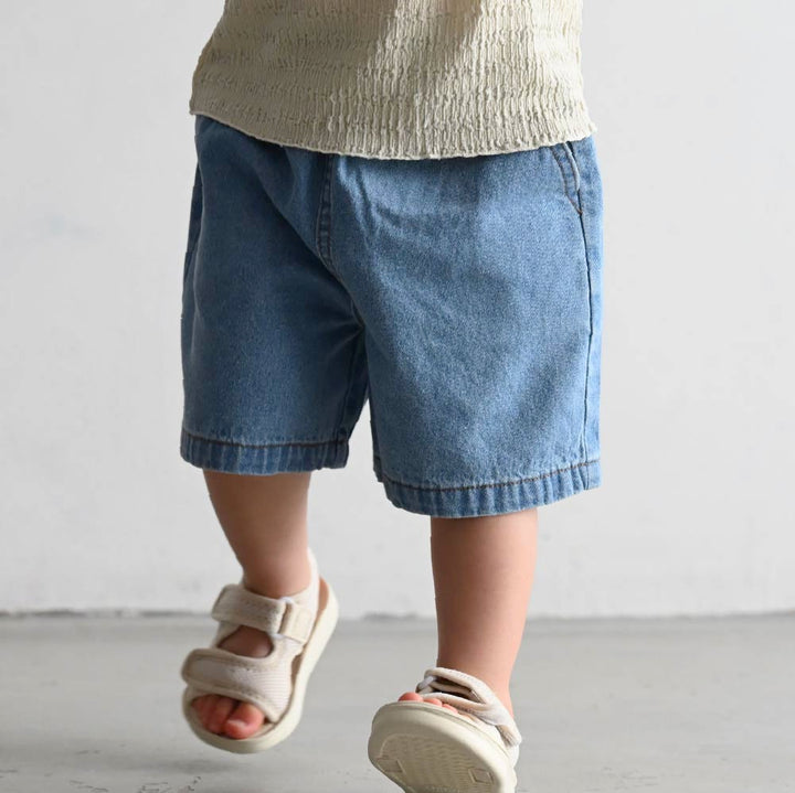 【春夏褲子】丹寧五分短褲