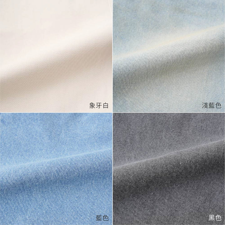 【春夏褲子】可愛牛仔吊帶長褲