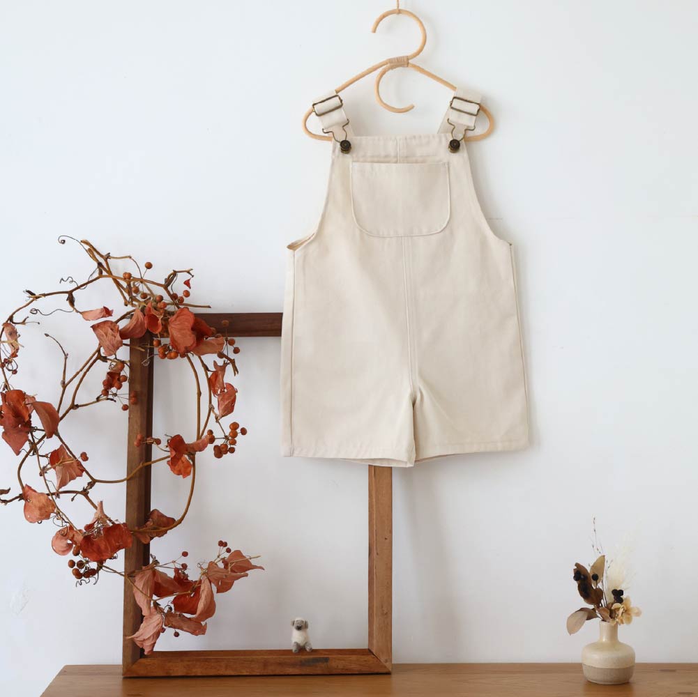 【春夏褲子】可愛牛仔吊帶長褲