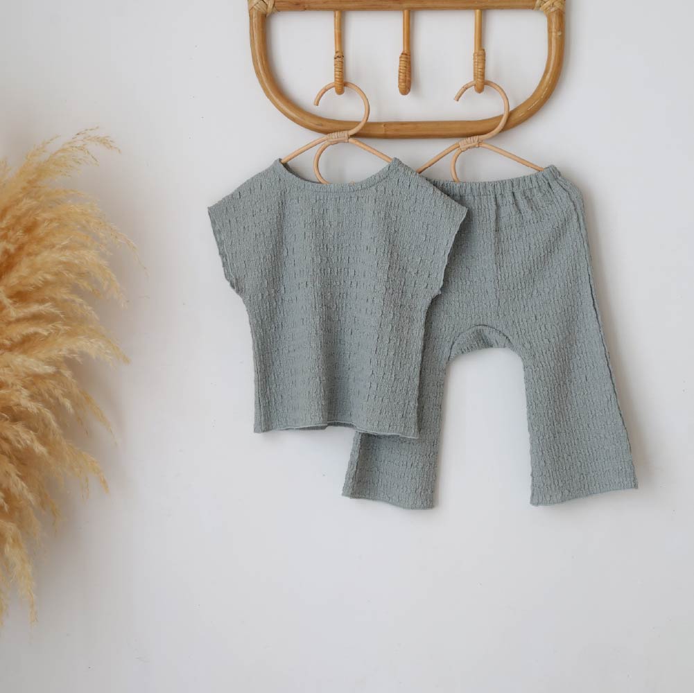 【春夏套裝】日系楊柳無袖套裝