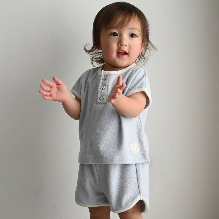 【春夏套裝】毛巾布短袖套裝