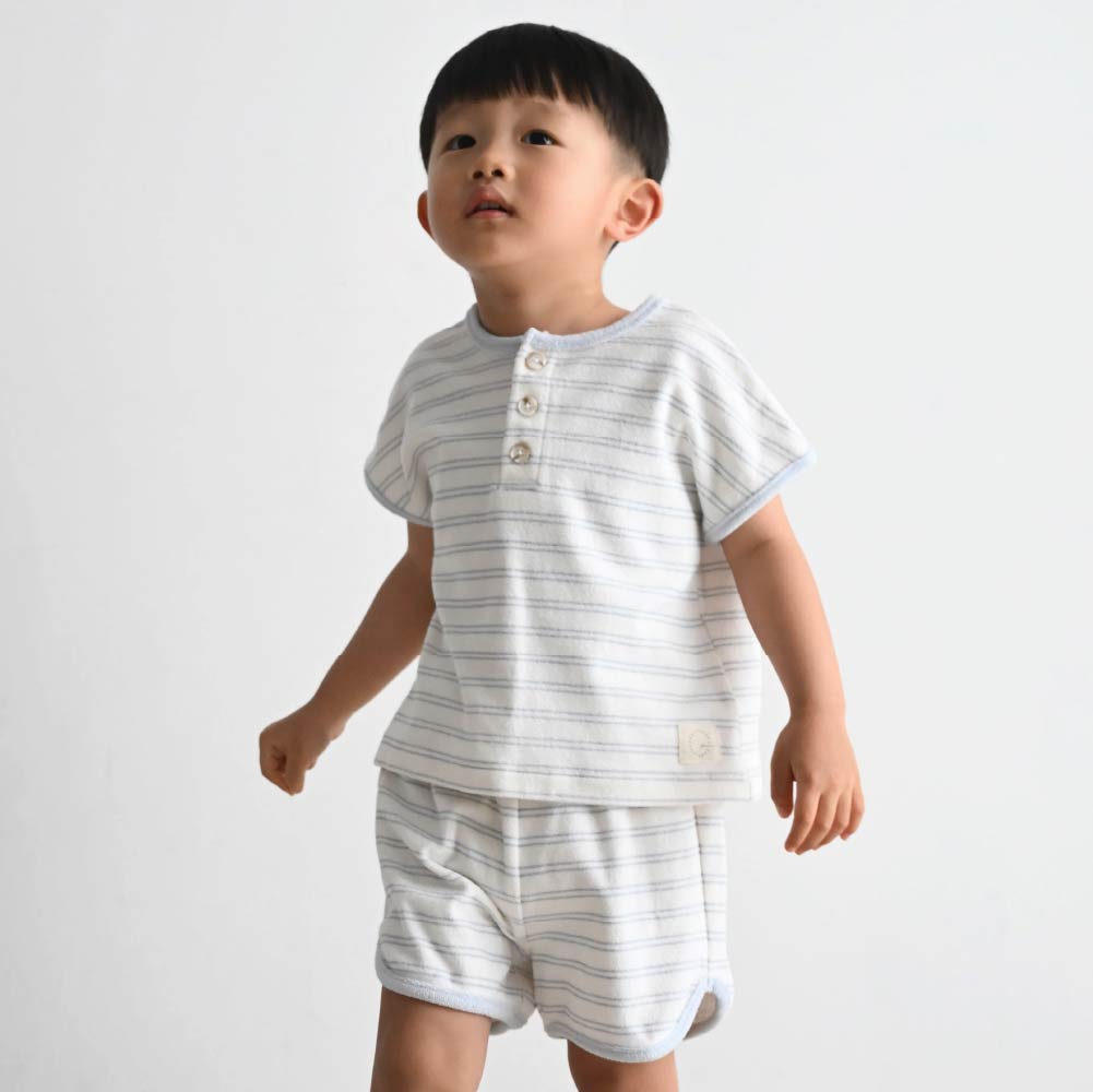 【春夏套裝】毛巾布短袖套裝