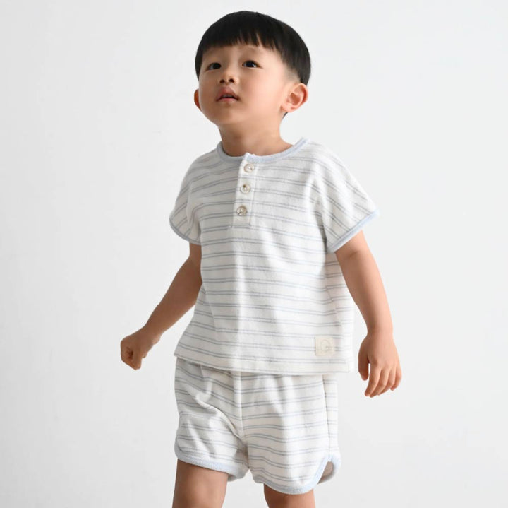 【春夏套裝】毛巾布短袖套裝